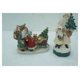 Thomas L. Cathey Midwest Cannon Falls Porcelain Santa Claus Figurines