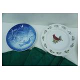 Vintage Holiday Ceramic Plates and China, Linen Napkins. Fitz & Floyd and More