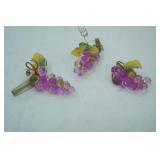 Vintage Acrylic grape Clusters