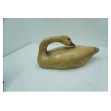 Wooden Hand Carved Goose,16" x 7"