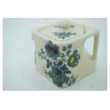 Vintage Charlotte Burleigh Ironstone Burslem Teapot w/Floral Design