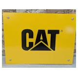 CAT Yellow Metal Signs