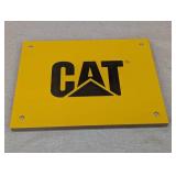 CAT Yellow Metal Signs