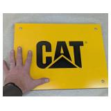 CAT Yellow Metal Signs