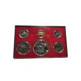 1974 Proof Set with 6 coins, including an Ike dollar! This is a very nice and hard-to-find set.