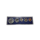 1966 Special Mint Set: 5 Uncirculated Coins, 40% Silver Half Dollar. Celebrating 60 years in 2026.