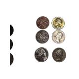 Coin Errors & Oddities with a face value of $4.75  in coins.