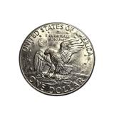 1974: Eisenhower Dollar, often referred to as "Ike."