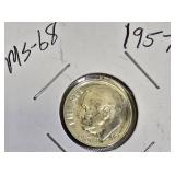 Lot of 4 Dimes: 1957, 1961, 1963, and 1964 with different grades and other defects. Please review below.