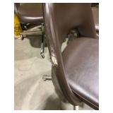 Set of 12 Brown Swivel Chairs (597835)