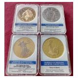 (4) Reproduction Coins