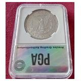 1889-S Morgan Dollar - PGA MS63 - Key Coin!