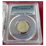 (2) Slabbed Modern Coins