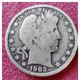 (2) Barber Half Dollars