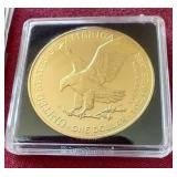 American Eagle Mosaic Series 1 oz Silver - Native American Chief