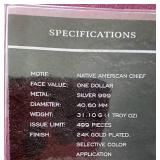 American Eagle Mosaic Series 1 oz Silver - Native American Chief