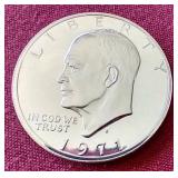 1971 Silver Proof Eisenhower Dollar
