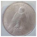 1923 Peace Dollar - SGS MS66