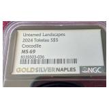 2024 Tokelau Untamed Landscaped 1 oz Silver - NGC MS69