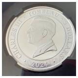 2024 Tokelau Untamed Landscaped 1 oz Silver - NGC MS69