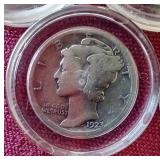 (5) Mercury Dimes