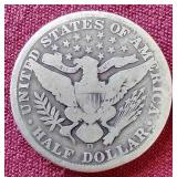 (2) Barber Half Dollars