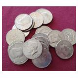 (20) Kennedy Half Dollars