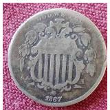 1867 Shield Nickel