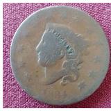 1834 Coronet Head Large Cent