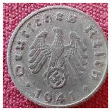 1941 Germany Third Reich 5 Pfennig Coin