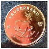 Miniature Replica 3 Grain Gold Krugerrand