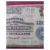 RARE 1905 National Currency New York $10 Large Note
