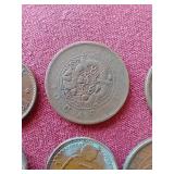 (7) Vintage Asian Coins