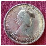 1961 Canada Silver 50 Cent Coin