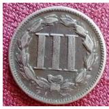Nice 1865 3 Cent Nickel