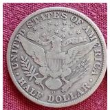 (2) Barber Half Dollars