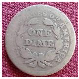 1857 Liberty Seated Dime