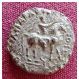 Awesome 1st Century Indo-Parthian Tetradrachm Ancient Coin