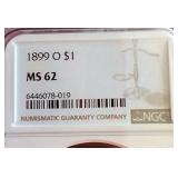1899-O Morgan Dollar - NGC MS62