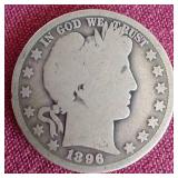 1896-O Barber Half Dollar - Better Date