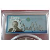 2023 American Silver Eagle - PCGS Gem BU *Signed by Steve Forbes*