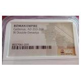 3rd Century Roman Empire Double-Denarius Ancient Coin - Awesome!