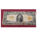 *RARE* 1922 Gold Certificate $20 Note