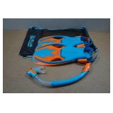 Cressi Blulove Kids Snorkel and Fins - L/XL