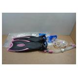 Cressi Adult Rondine Palau Fin Snorkel Set - Fin Size XS/S