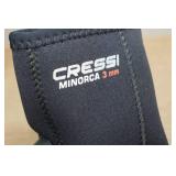 Cressi Minorca 3mm Neoprene Adult Anti-Slip Sole Boots - Size 8