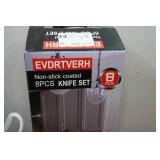 Evdtverh Non-Stick Coated 8-Piece Knife Set