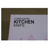Corrugated Kitchen Knife Set - Floral