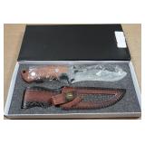 Custom Colorado 11" Demascus Style Blade Knife