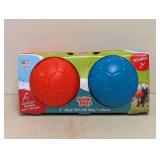 NEW JOLLY PETS 8” JOLLY SOCCER BALL 2 PK